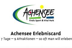Achensee Erlebniscard